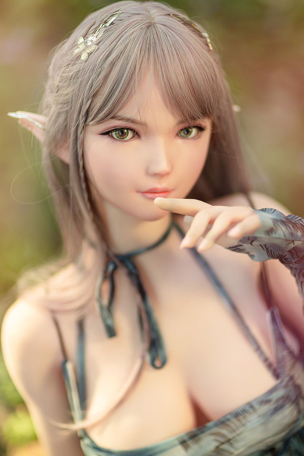 Picture of RIDMII Aggie Unique Design 5'3 FT(163cm) Genie Sex Doll Silicone Head Elf Big Breasts Adult Love Doll [In Stock | EU Only]