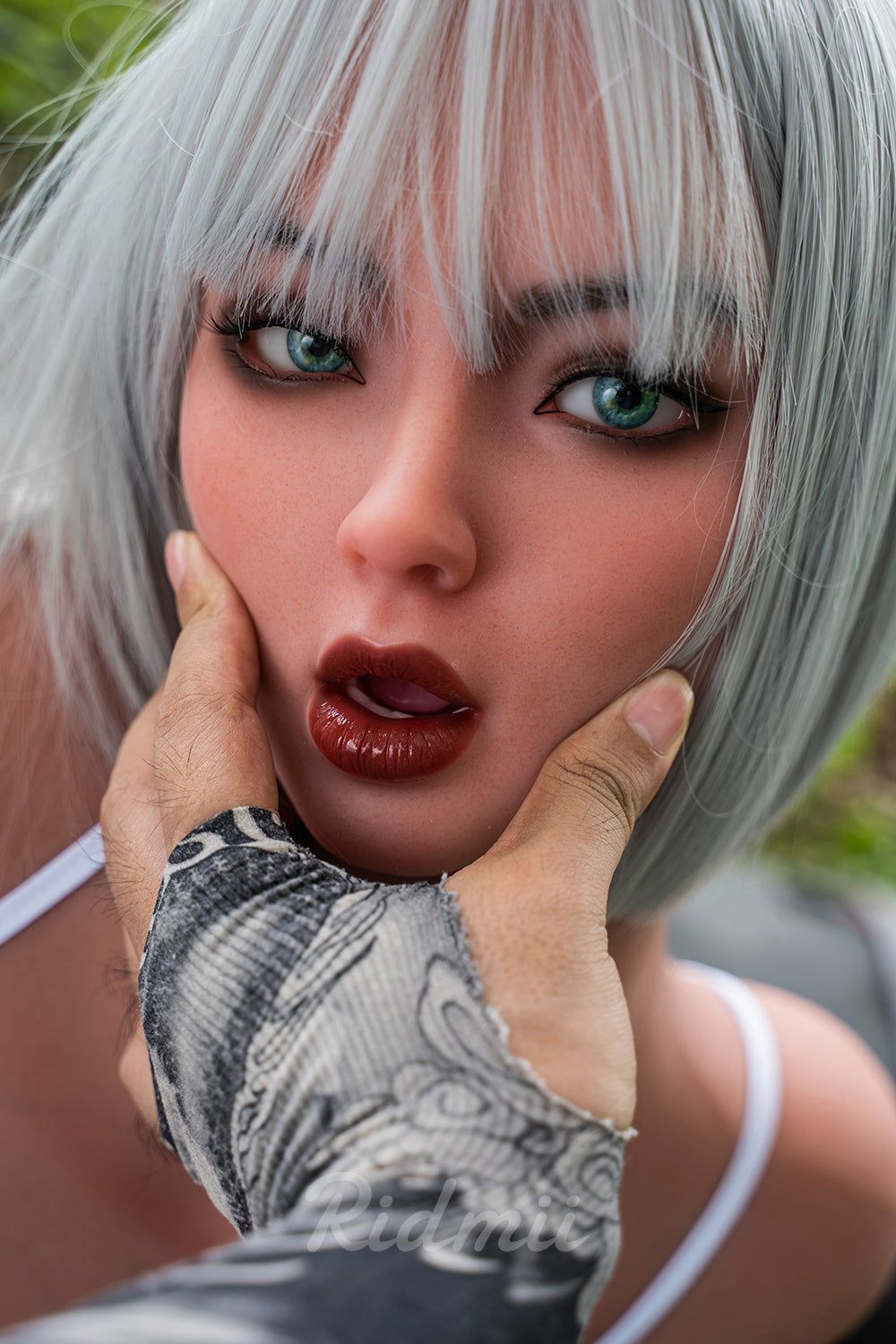 Picture of RIDMII Danica Unique Design 5'3 FT (161cm) #468 Silicone Head TPE Body Blowjob Realistic BBW Sex Doll [In Stock | EU Only]