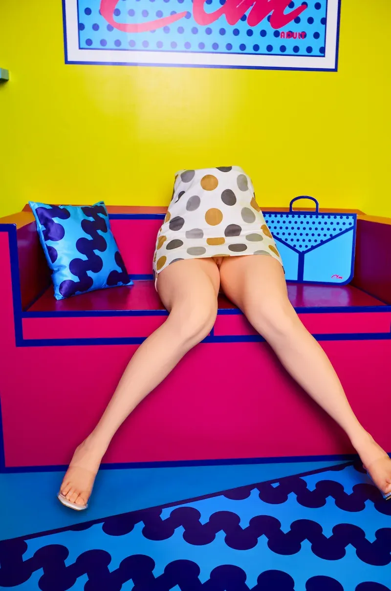 Picture of Climax Doll TPE Fat Legs Sex Toy Yellow Skin