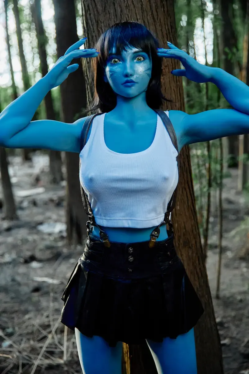 Picture of Climax Doll Tifa Sex Doll Special Makeup (Avatar-Blue)