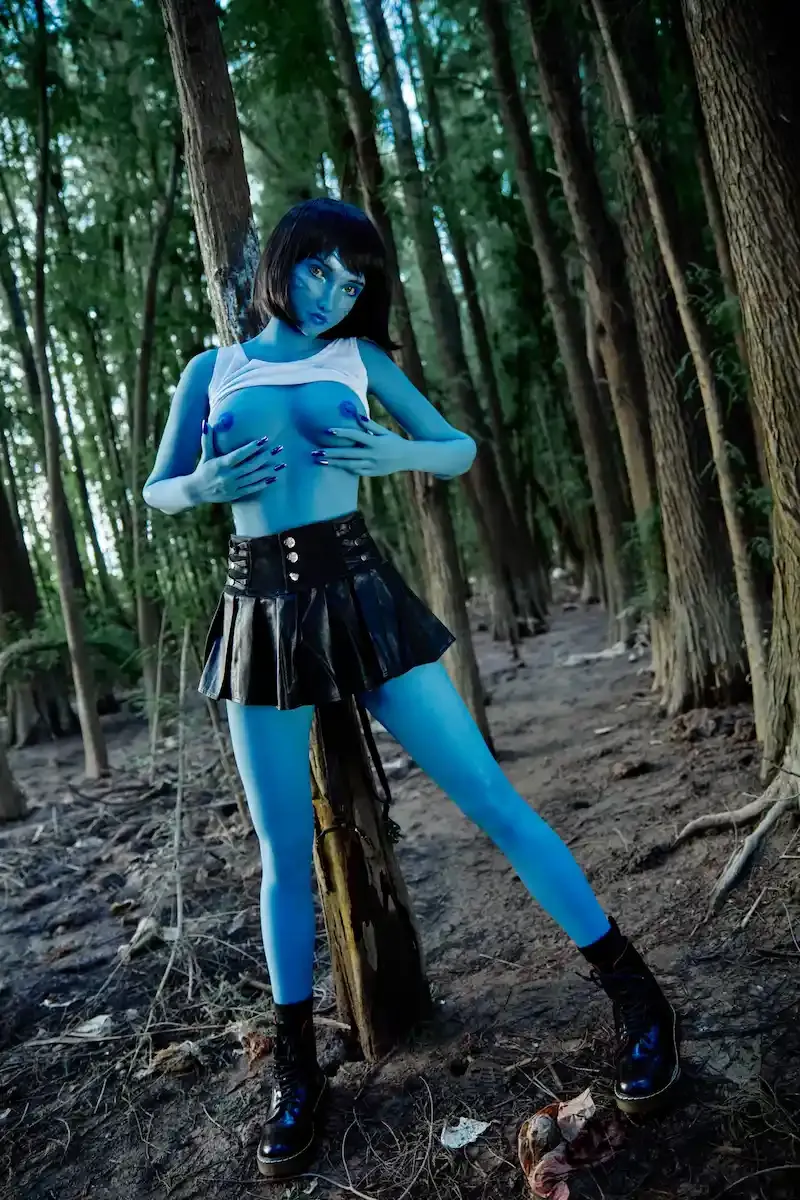 Picture of Climax Doll Tifa Sex Doll Special Makeup (Avatar-Blue)