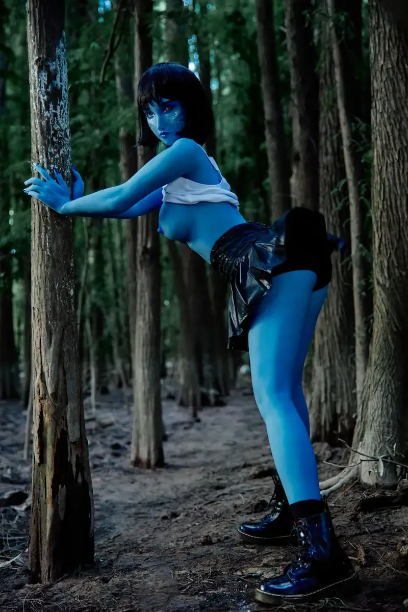 Picture of Climax Doll Tifa Sex Doll Special Makeup (Avatar-Blue)