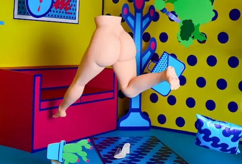 Picture of Climax Doll TPE Fat Legs Sex Toy Yellow Skin