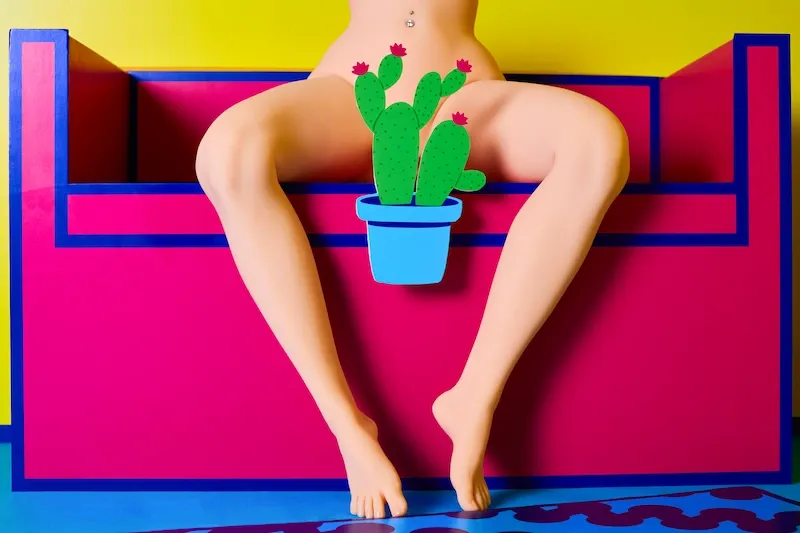 Picture of Climax Doll TPE Fat Legs Sex Toy Yellow Skin