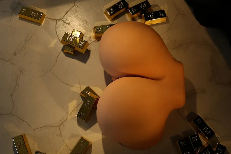 Picture of Climax Doll Sex Toy R3 Gold Big Butt(74cm width)