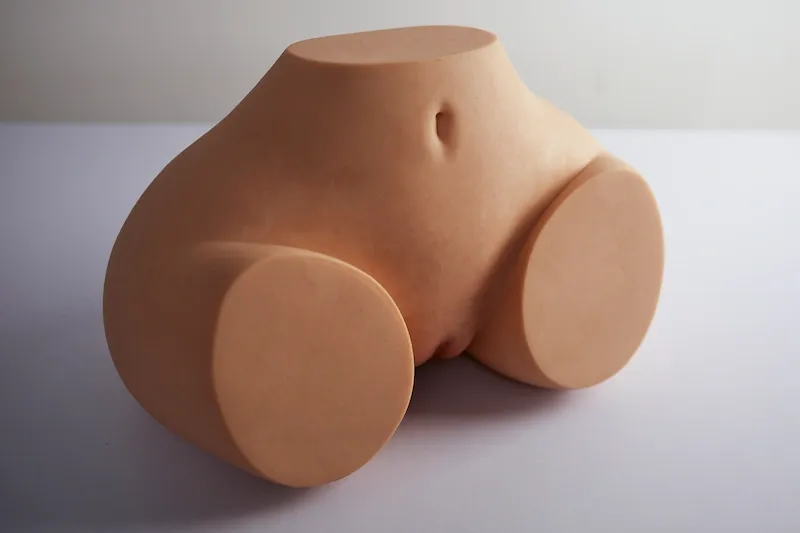 Picture of Climax Doll Silicone Big Ass Sex Toy Torso RS-6 Yellow
