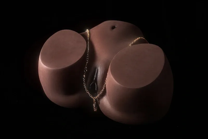 Picture of Climax Doll Silicone Female Butt Torso Sex Toy RS-6 Cocoa
