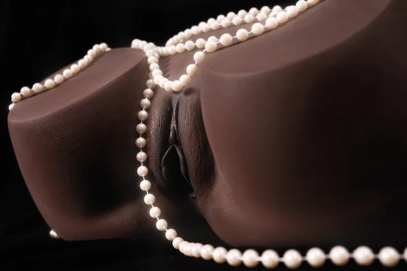Picture of Climax Doll Silicone Female Butt Torso Sex Toy RS-6 Cocoa