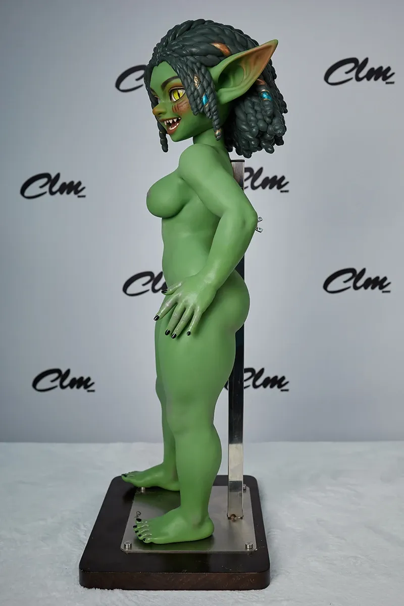 Picture of Climax Doll Silicone Goblin Girl Mini Sex Doll Si70 AT Kaela(Green)