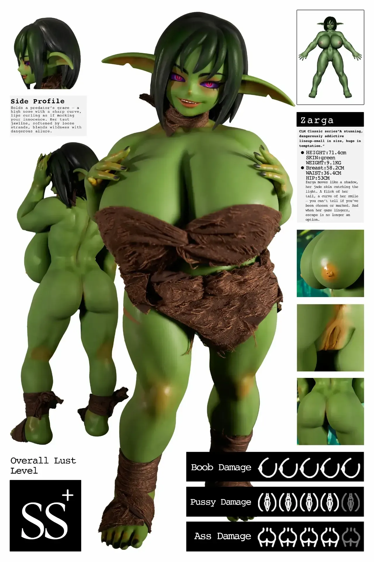 Picture of Climax Doll Silicone Goblin Sex Doll Si70 GB Zarga