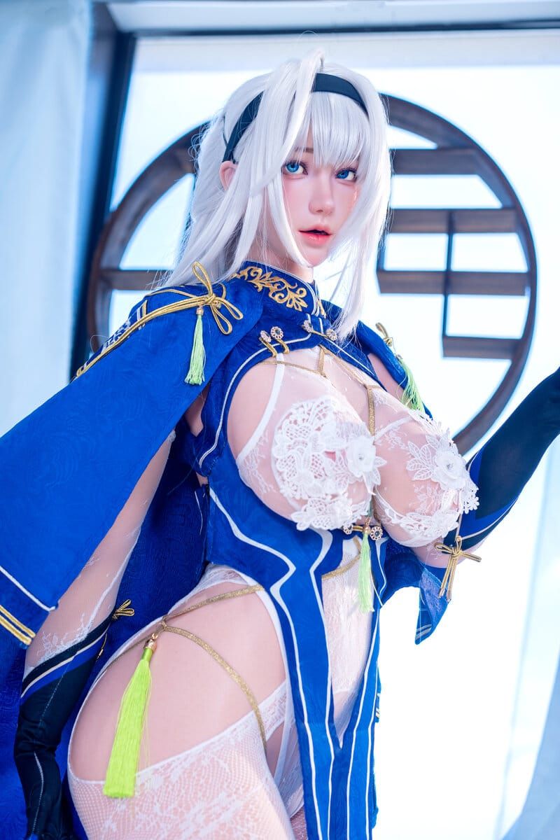 Picture of Fudoll 166cm (5.45ft) Silicone Sex Doll Zhang Yinxi With Real Skin Texture