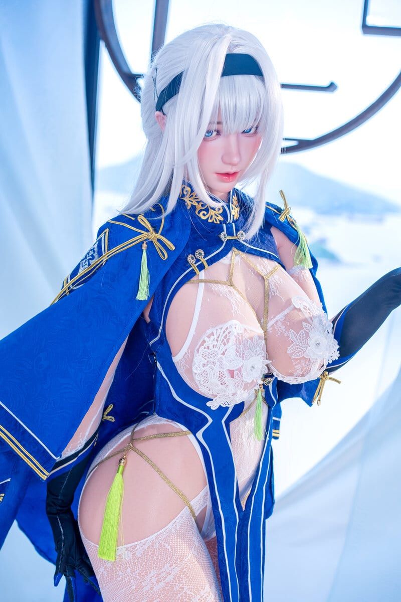 Picture of Fudoll 166cm (5.45ft) Silicone Sex Doll Zhang Yinxi With Real Skin Texture