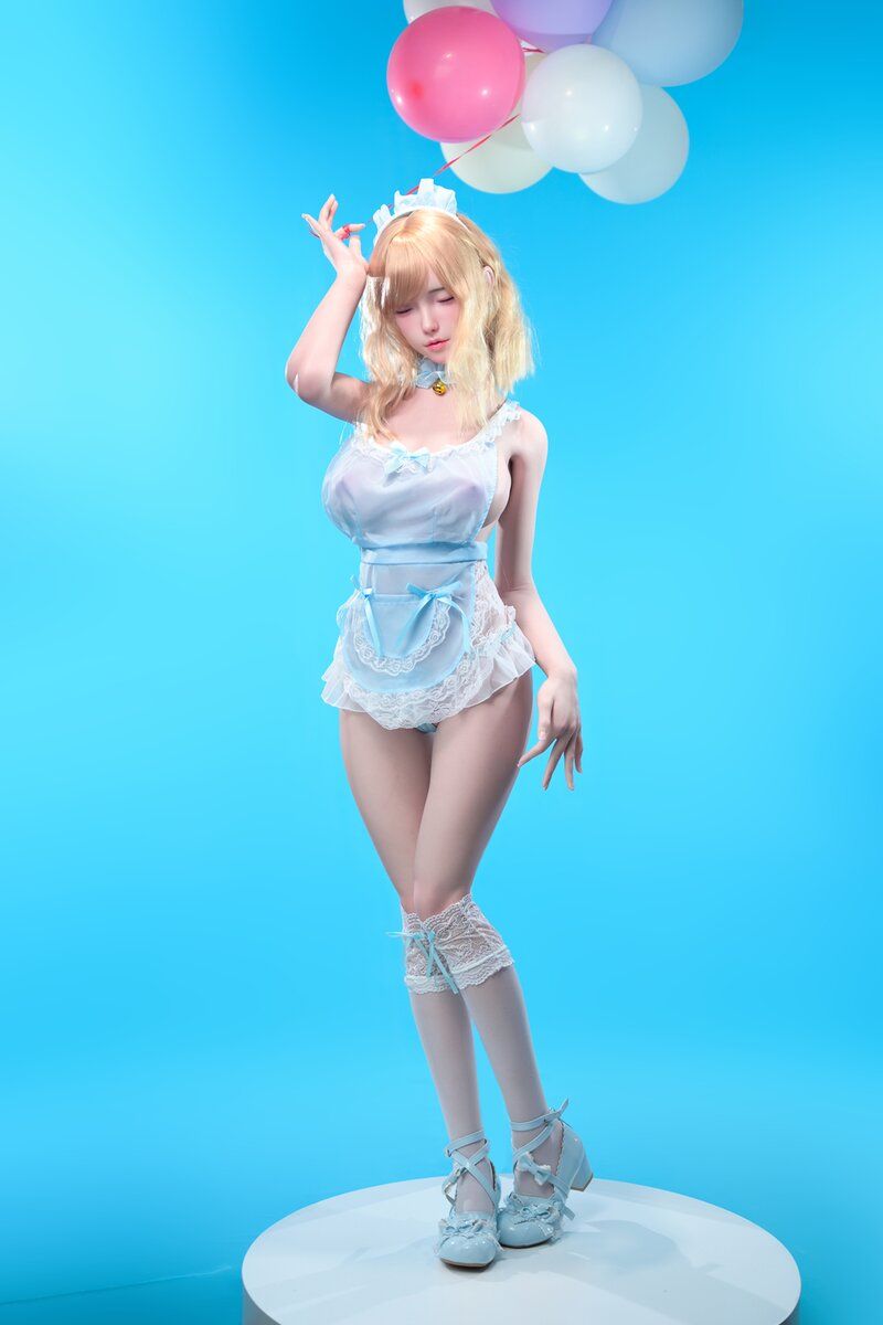 Picture of Fudoll 152cm (4.99ft) Closed-Eye Blonde Realistic Doll