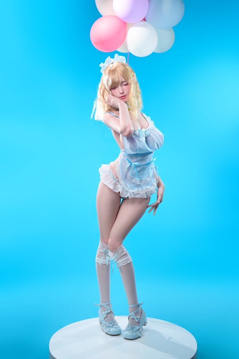 Picture of Fudoll 152cm (4.99ft) Closed-Eye Blonde Realistic Doll