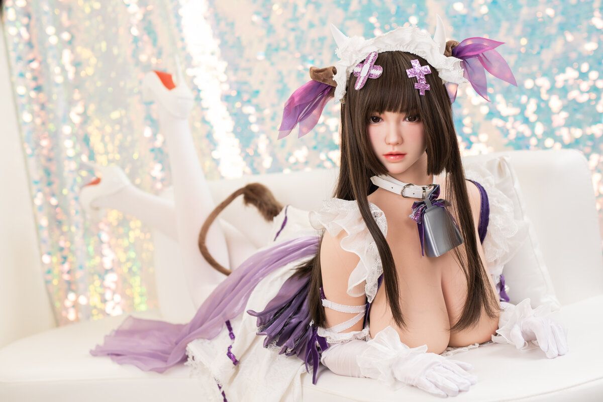 Picture of Fudoll 162cm (5.31ft) Lifelike Asian BBW Silicone Sex Doll