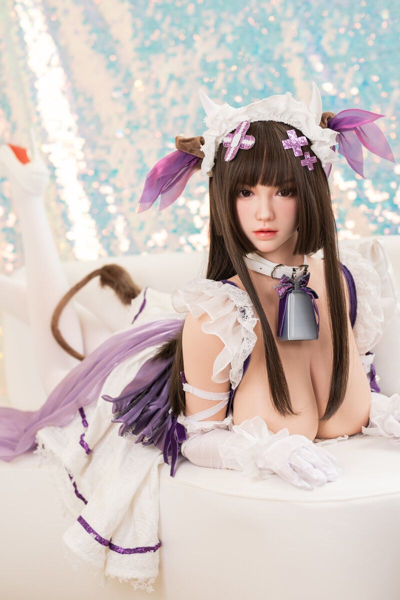 Picture of Fudoll 162cm (5.31ft) Lifelike Asian BBW Silicone Sex Doll