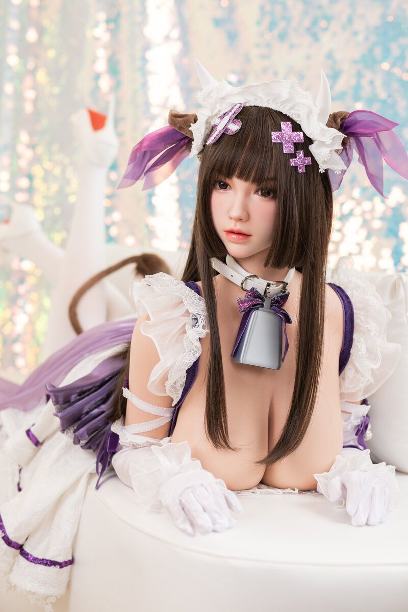 Picture of Fudoll 162cm (5.31ft) Lifelike Asian BBW Silicone Sex Doll