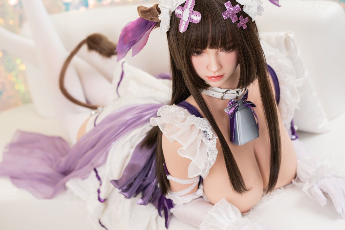 Picture of Fudoll 162cm (5.31ft) Lifelike Asian BBW Silicone Sex Doll