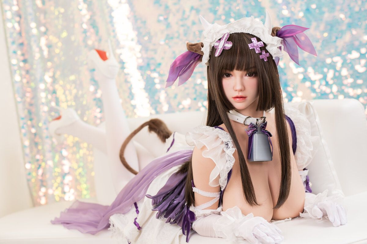 Picture of Fudoll 162cm (5.31ft) Lifelike Asian BBW Silicone Sex Doll