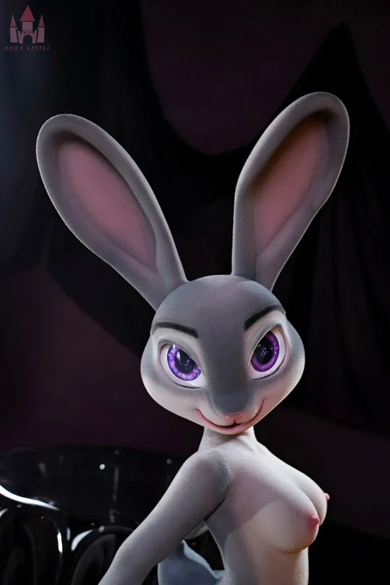 Picture of Dolls Castle Fur Fapdoll 120CM Real Silicone Bunny Sex Doll