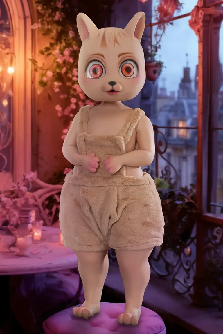 Picture of Dolls Castle Adorable 90CM Bearrie Mini Silicone Sex Love Doll