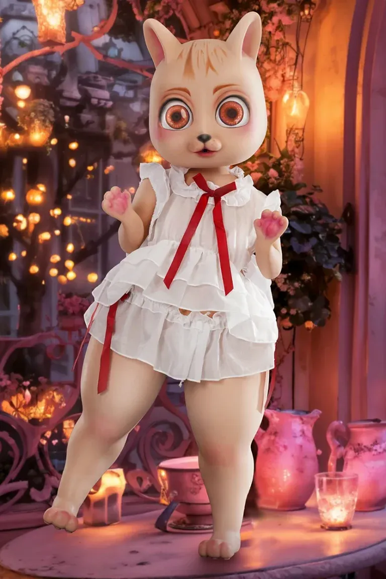 Picture of Dolls Castle Adorable 90CM Bearrie Mini Silicone Sex Love Doll