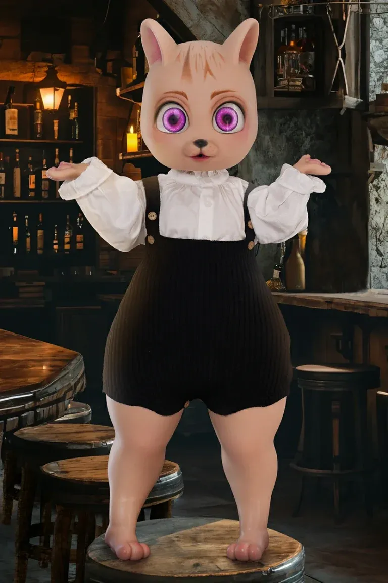 Picture of Dolls Castle Adorable 90CM Bearrie Mini Silicone Sex Love Doll