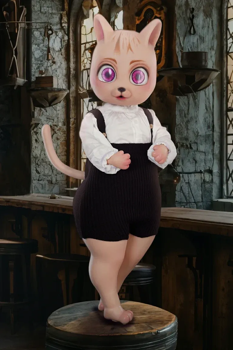Picture of Dolls Castle Adorable 90CM Bearrie Mini Silicone Sex Love Doll