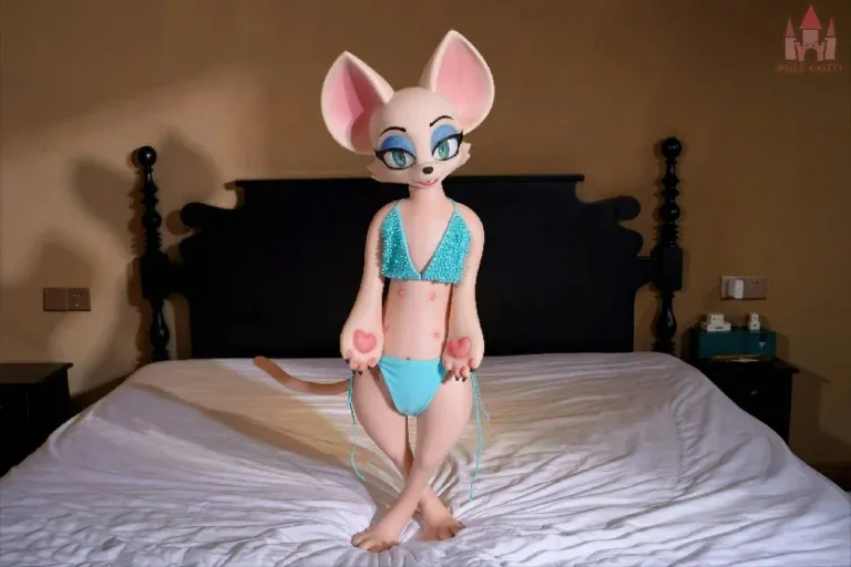 Picture of Dolls Castle Fur Fapdolls 100CM SZ16 Adorable Silicone Bat Doll