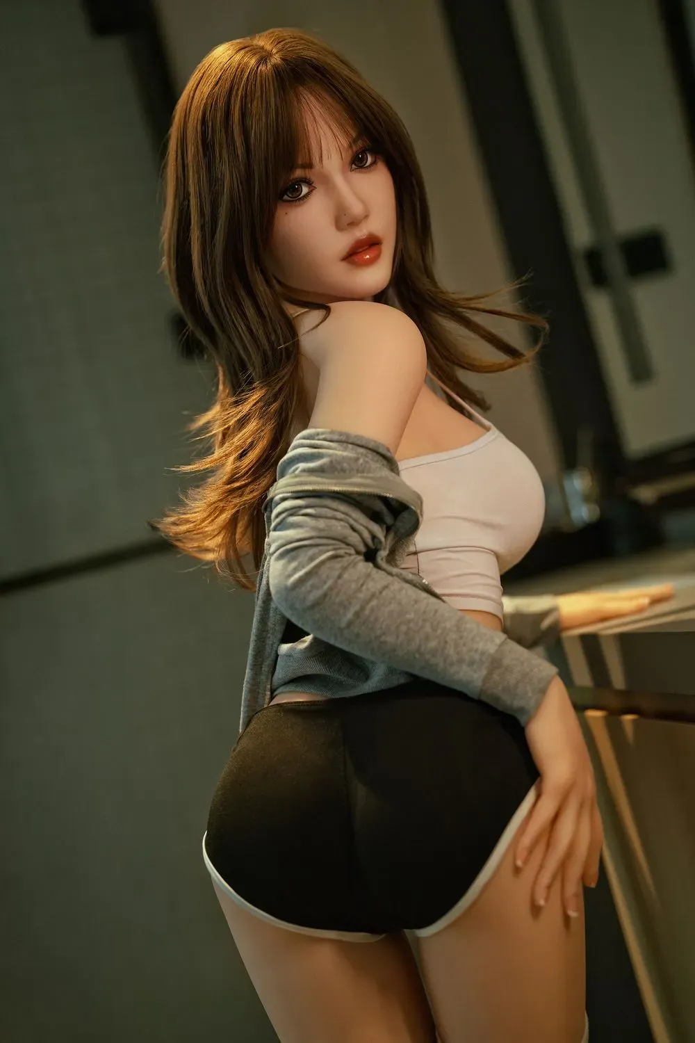 Picture of Rosretty Doll | 150cm/4ft92 TPE Head Charming Asian Slim Lifelike Small Breasts Sex Doll - Cathy