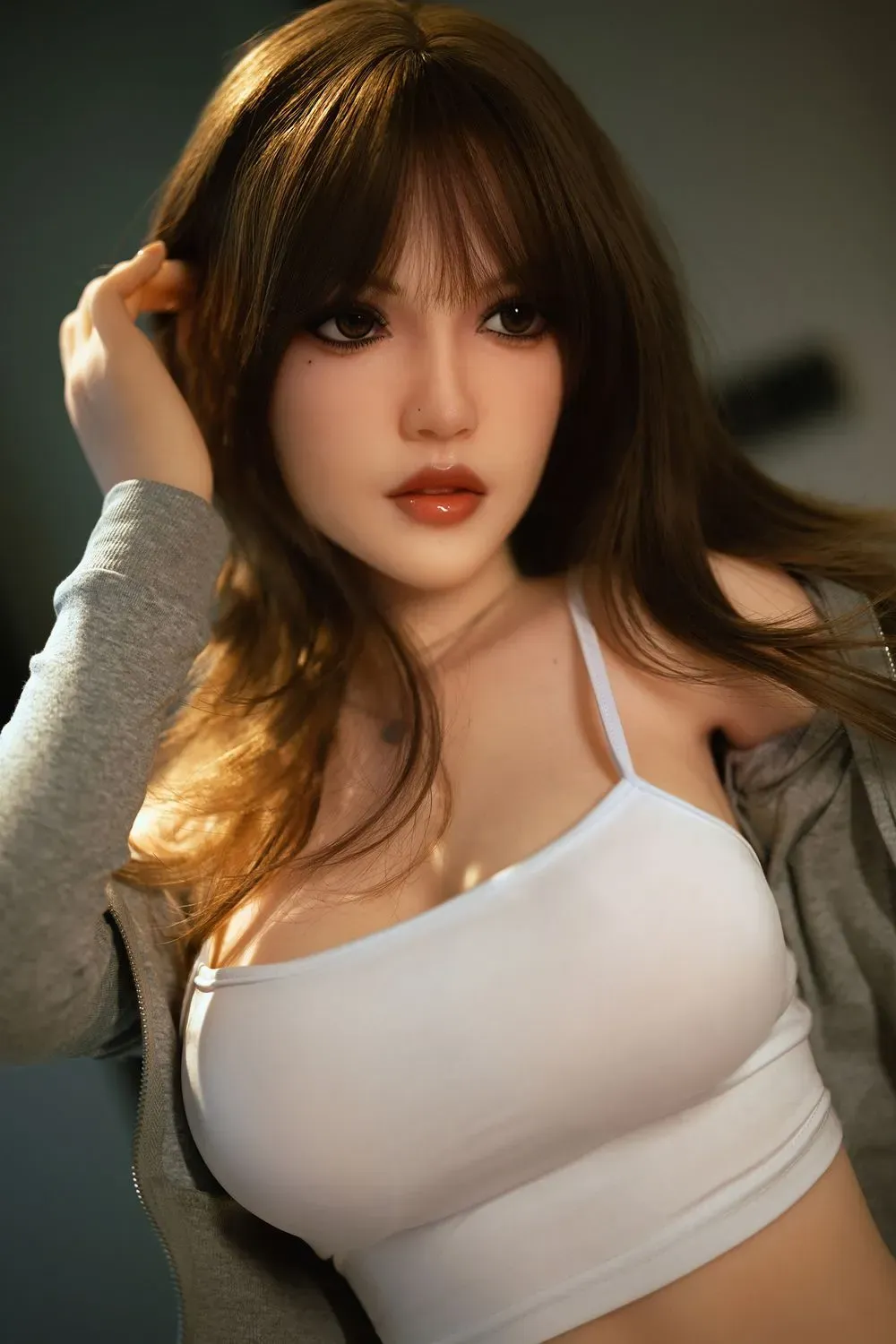 Picture of Rosretty Doll | 150cm/4ft92 TPE Head Charming Asian Slim Lifelike Small Breasts Sex Doll - Cathy