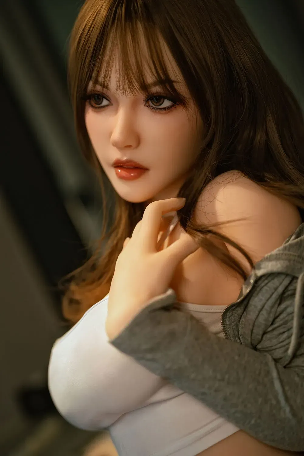 Picture of Rosretty Doll | 150cm/4ft92 TPE Head Charming Asian Slim Lifelike Small Breasts Sex Doll - Cathy