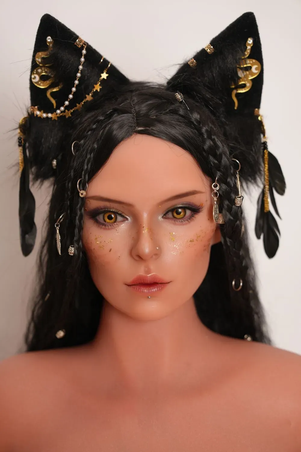 Picture of Rosretty Doll | 156cm/5ft1 Full Silicone Cleopatra Cosplay Seductive Realistic Big Breasts Sex Doll - Hebbe