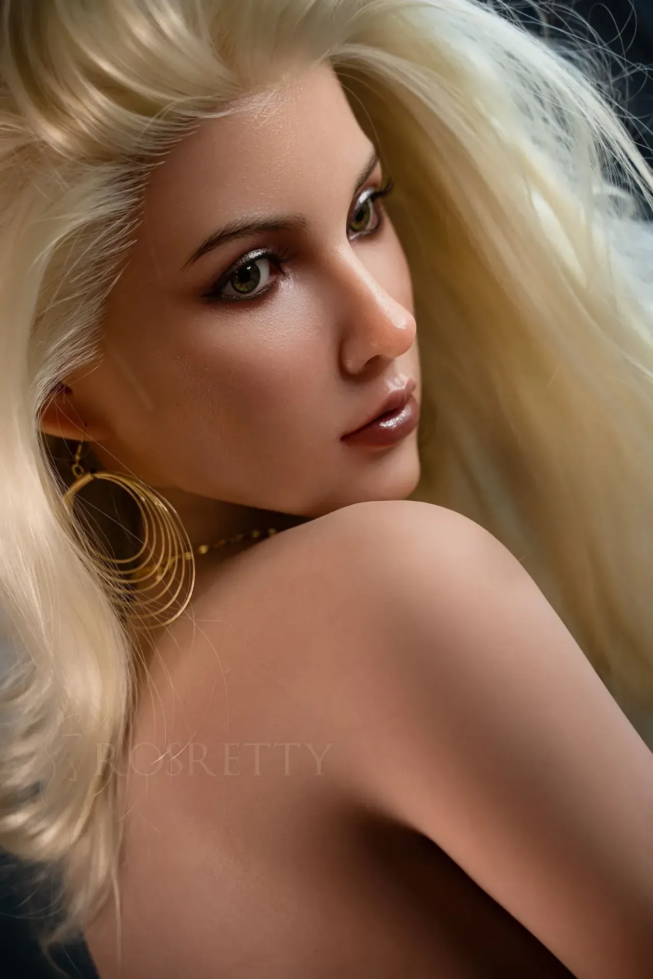 Picture of Rosretty Doll | 157cm/5ft15 Silicone Head Seductive Blonde Beauty Lifelike Huge Breasts Sex Doll -Erlin