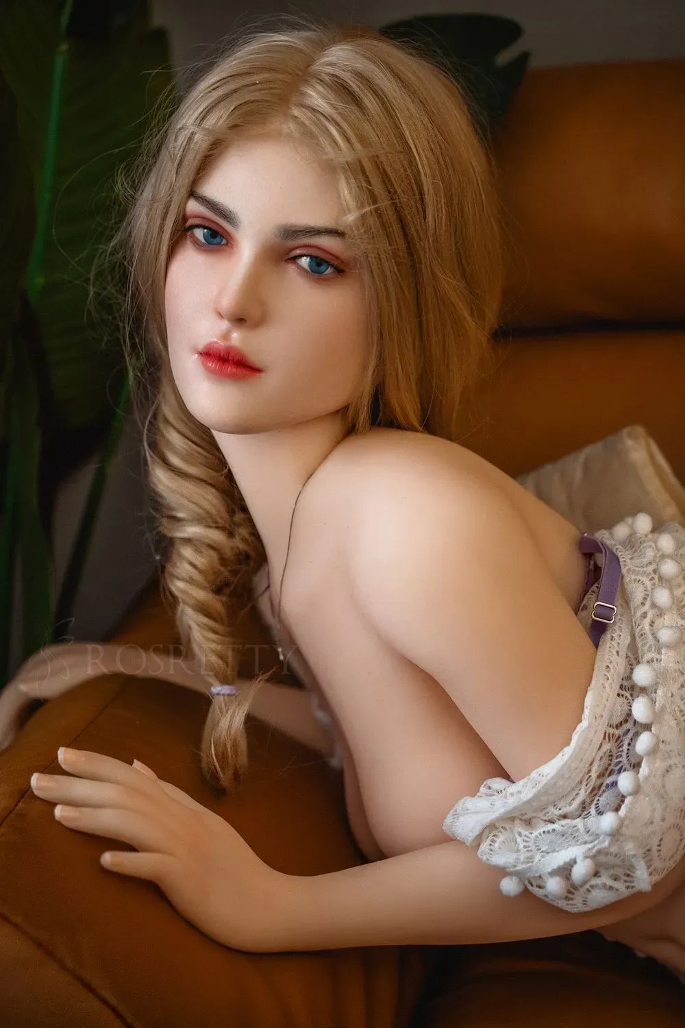 Picture of Rosretty Doll | 158cm/5ft18 Silicone Head Blonde Pregnant Woman Lifelike Small Breasts Sex Doll - Jaquelin