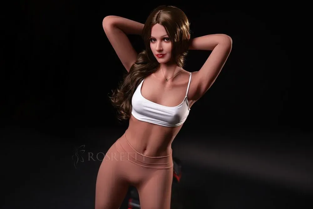 Picture of Rosretty Doll | 160cm/5ft25 Silicone Head Attractive Sweet Muscle Small Breasts Lifelike Sex Doll - Rose