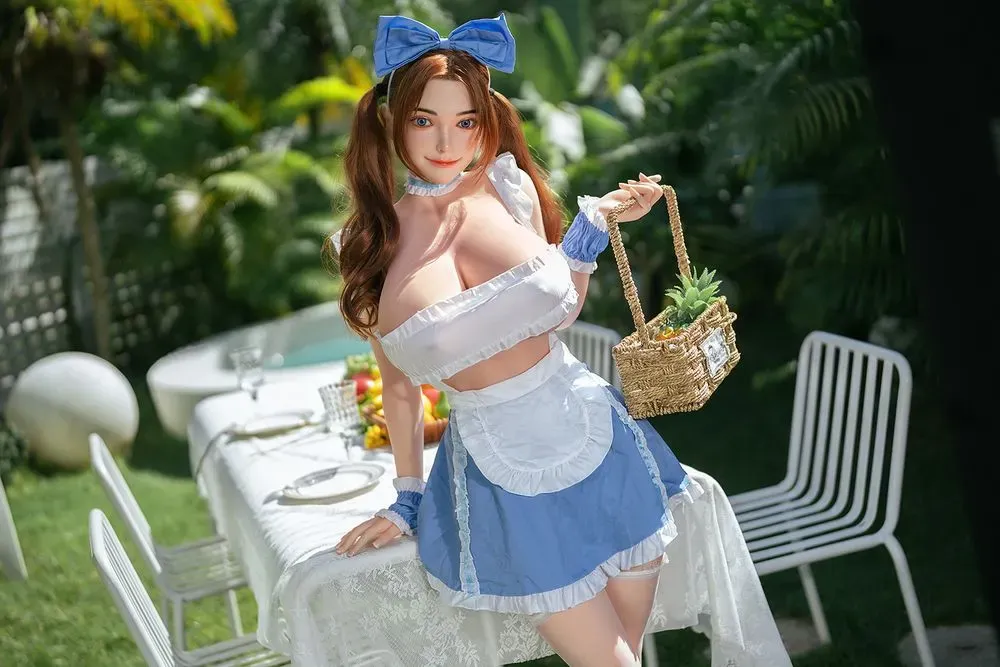 Picture of Rosretty Doll | 161cm/5ft28 Silicone Head Playful Sweet Bombshell Fantasy Girl Lifelike Huge Breasts Sex Doll - Aria