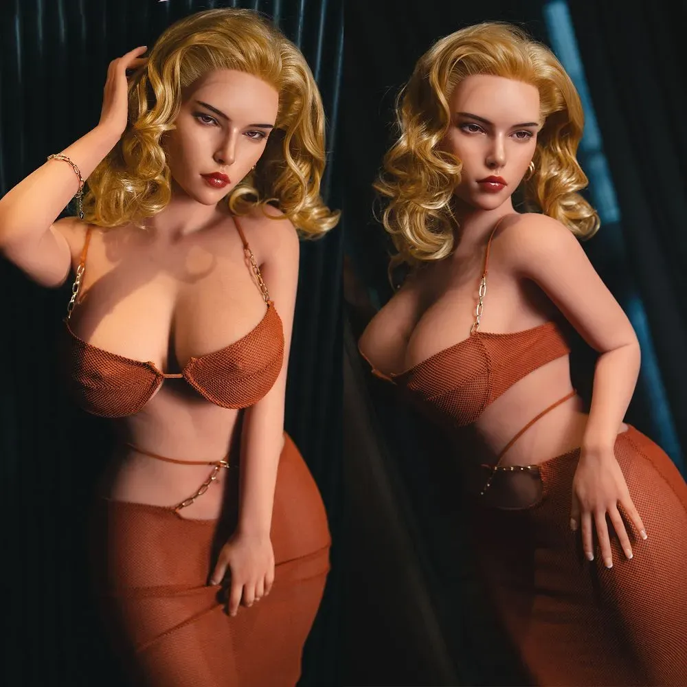 Picture of Rosretty Doll | 162cm/5ft4 Silicone Head Elegant Blonde Realistic Big Breasts Sex Doll - Griselda