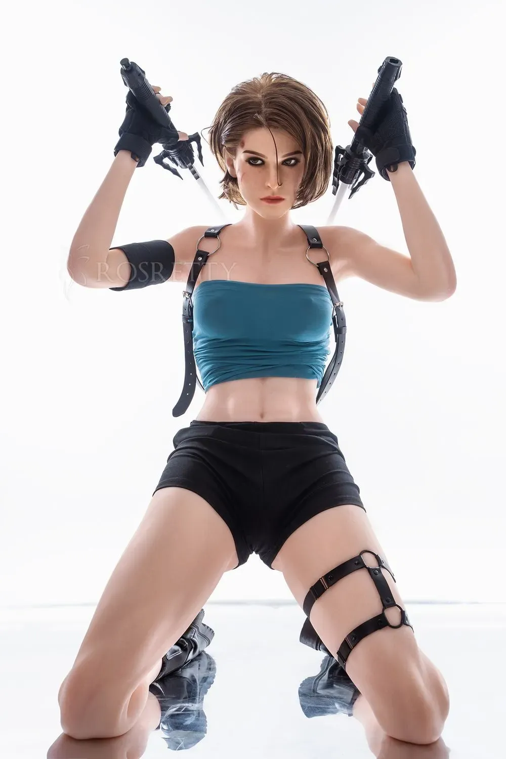 Picture of Rosretty Doll | 164cm/5ft4 Silicone Head Cosplay X Special Police Lifelike Small Breasts Sex Doll - Mallory