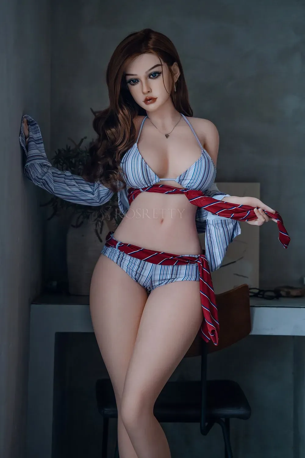 Picture of Rosretty Doll | 164cm/5ft4 Silicone Head Sultry Casual Chic Lifelike Big Breasts Sex Doll - Madeline