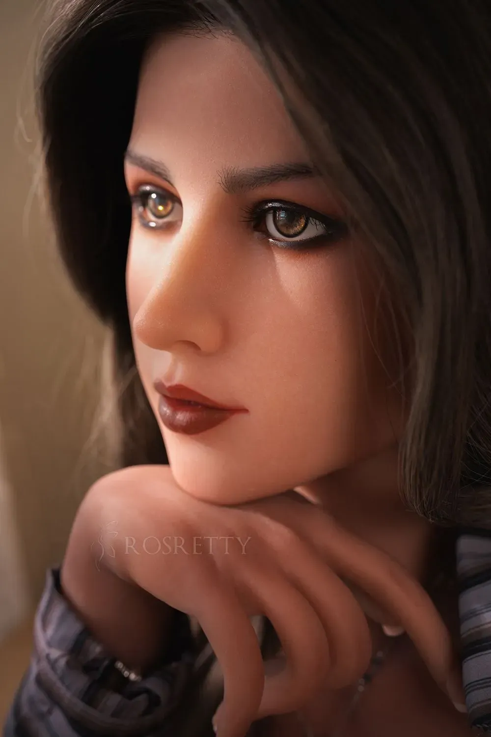Picture of Rosretty Doll | 166cm/5ft45 Silicone Head Elegance Chic Lady Lifelike Small Breasts Sex Doll - Nicky