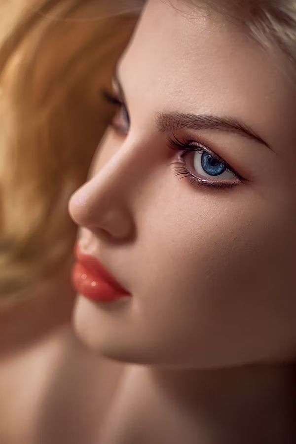 Picture of Rosretty Doll | 170cm/5ft58 Silicone Head Seductive Blonde Voluptuous Realistic Big Breasts Sex Doll - Seraphina