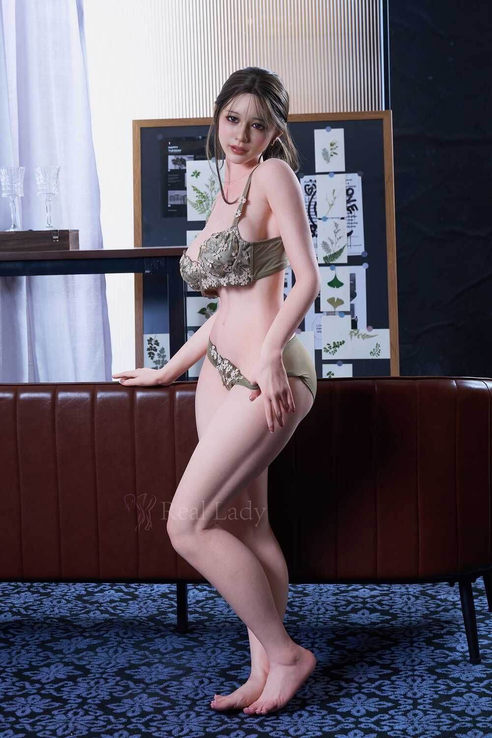 Picture of Real Lady Doll | 159cm/5ft3 G-Cup ROS Head #R13 Max Silicone Sex Doll Model Real Lady Selina