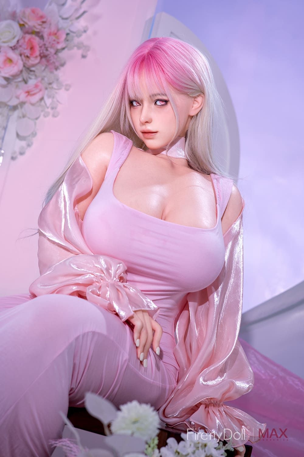 Picture of Firefly Doll | Yelan Peach Veil 164cm MAX Silicone Sex Doll Fair Skin