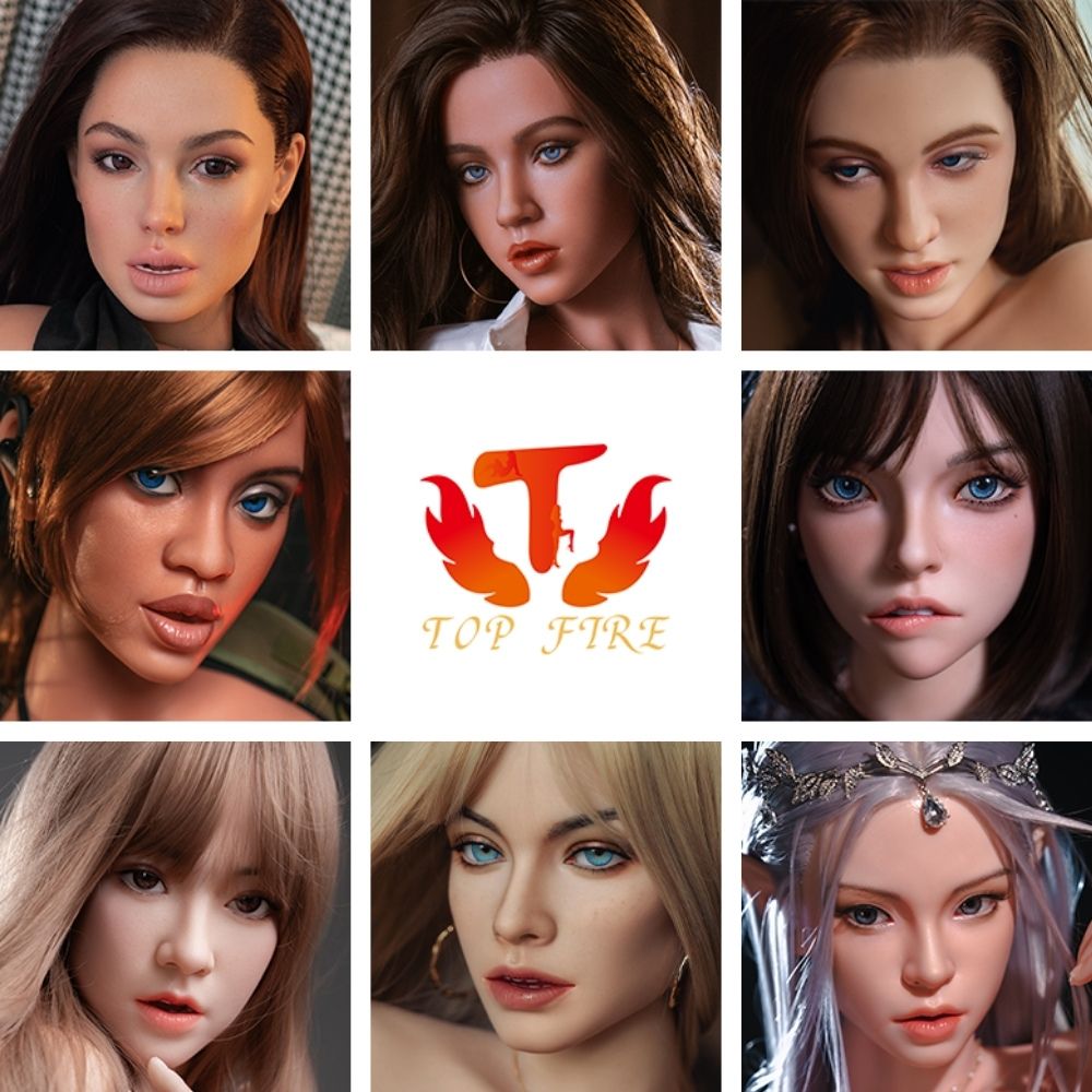 Picture of Top Fire Silicone Sex Doll Heads